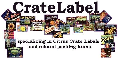 www.CrateLabelsonline.com your source for Citrus Crate Labels and other packing related items